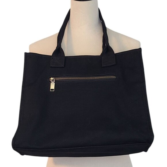 Urban Originals Handbags - Urban Originals Womens Astro Tote Bag Black Waterproof Canvas Eco Friend Minimal